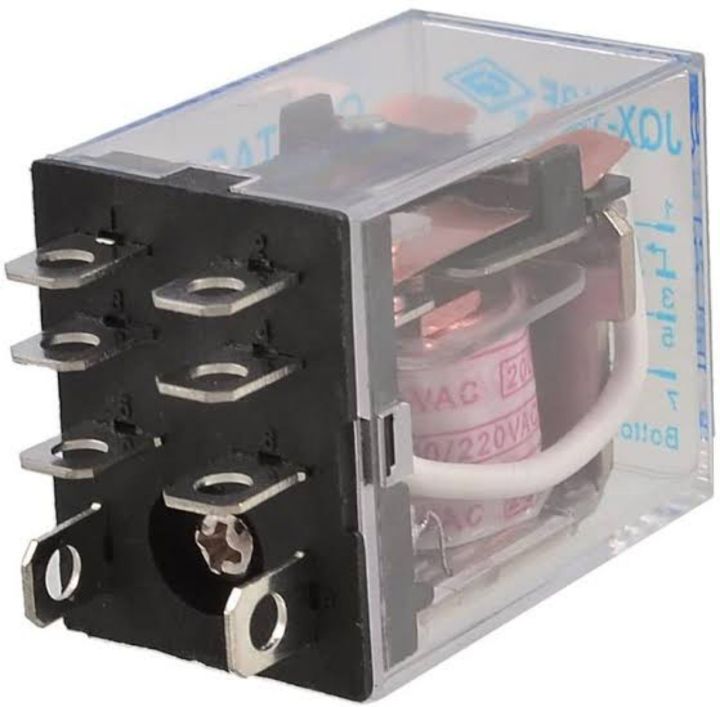 AC%20220V/240V%20Coil%208%20Pin%20DPDT%20Power%20Electromagnetic%20Relay%20The%20image%20displays%20an%208-pin%20electromagnetic%20power%20relay,%20specifically%20identified%20as%20a%20uxcell%20HH52P%20Coil%208%20Pin%20General%20Power%20Relay%20or%20HH52P%20AC%20200/220V%20Coil%208%20Pin%20General%20Power%20Relay%20DPDT%20-%20Image%205