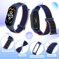 Nylon loop For Xiaomi Mi Band 7-7 nfc smartwatch Wristband Sport Miband7 Correa Replacement Bracelet smart band 7 6 5 4 3 Strap. 
