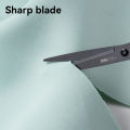 DELI Black Blade Scissors 170mm - Ultra  Non-Sticky for Paper, Cloth & Crafts. 