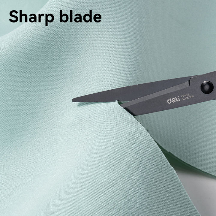 DELI%20Black%20Blade%20Scissors%20170mm%20-%20Ultra%20%20Non-Sticky%20for%20Paper,%20Cloth%20&%20Crafts%20-%20Image%203