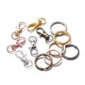 20Pcs Swivel Clasps Set Lanyard Snap Hooks with Key Chain Rings Keychain Clip Hooks for DIY Necklace Bracelet Chain Supplies. 
