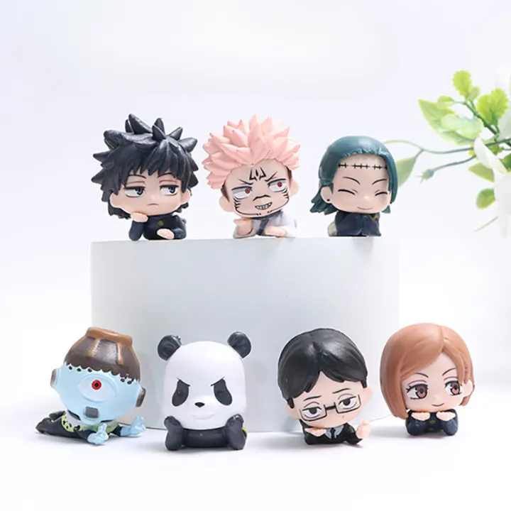 7Pcs/Set%20Lying%20Style%20Anime%20Jujutsu%20Kaisen%20Mini%20Figure%20Toys%20%20Satoru%20Gojo%20Mini%20Cute%20Gk%20PVC%20Statue%20Figurine%20Collectible%20Toys%20-%20Image%203