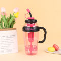 1300 water droplets. Colorful ice-cream glass, tea bottle, tea bottle, tea bottle with filter, stopper. 