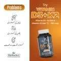 Herbiotics Vitamin D3K2 | 10,000 IU D3 + 200 mcg K2 | Bone, Heart & Immunity Support I 60 tablets I Vitamins Supplement. 