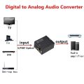 Hi-Fi Digital Fiber Coaxial to Analog Audio Converter Decoding D/A Converter for Superior Sound Quality.