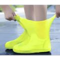 1 Pair latex WaterProof Shoe Covers Lip-resistant Rubber Rain Boot Rain Gear Overshoes Accessories for Outdoor Rainy Day.