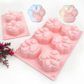Multicavity Cat Paw Silicone Candle Mold bear's-paw Animal Scented Soap Mould DIY Resin Plaster Making Tools Desk Decor Gifts.