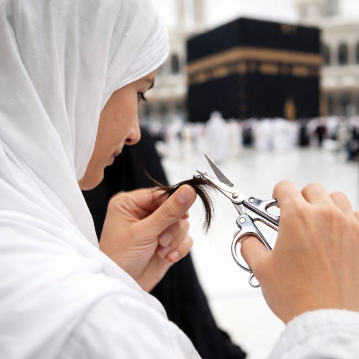 “Hajj & Umrah Folding Nail Scissor for Ladies – Stainless Steel Hair ...