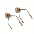 Fast Ops Core Helmet ARC Rail Adapter Set for Comtac II Series Military Noise Cancelling Headset - Tactical Headset Bracket. 