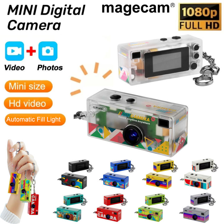 Mini Camera With Memory Magecam Thumb Keychain Camera 0.96inch Mini Action Camera Retro Support ...