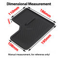 Wireless Charging Pad for Toyota Land Cruiser 250 Prado LC250 2024 2025 Central Control Charger Cover Anti-Slip Mat Only for LHD.