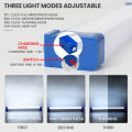 32CM LED Rechargeable Tube Camping Light Magnetic Suspension Portable Light Bulb for Emergency,Night Market,Outdoor Lighting. 
