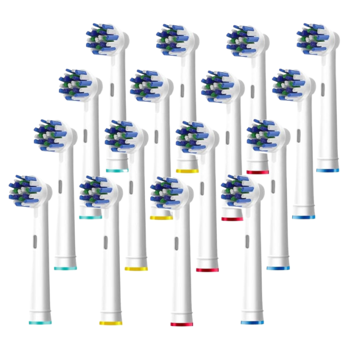 EB50 Brush Heads Cross Action 16 Degree Angle Spare Dental Nozzles for Oral B Electric Toothbrush D12/D16/DB4010/DB4510