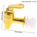 1Pc 17mm Wine Barrel Plastic Faucet Valve Switch Tap Wine Jar Juice Can Drink Bottle Faucet Jar Barrel Water Tank Faucet. 