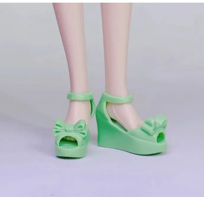 1/6%20Doll%20Shoes%20Flatform%20Bow%20Shoes%2030cm%20Doll%20Decors%20Girl%20Collection%20Toys%20DIY%20Playing%20Doll%20Accessories%20Shoes%20-%20Image%202