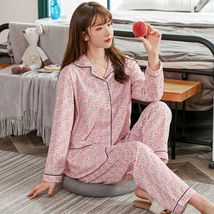 Comfy%20Cotton%20Full%20Sleeve%20Night%20Dress%20Pajama%20Set%20For%20Women%20And%20Girls%20-%20Image%202