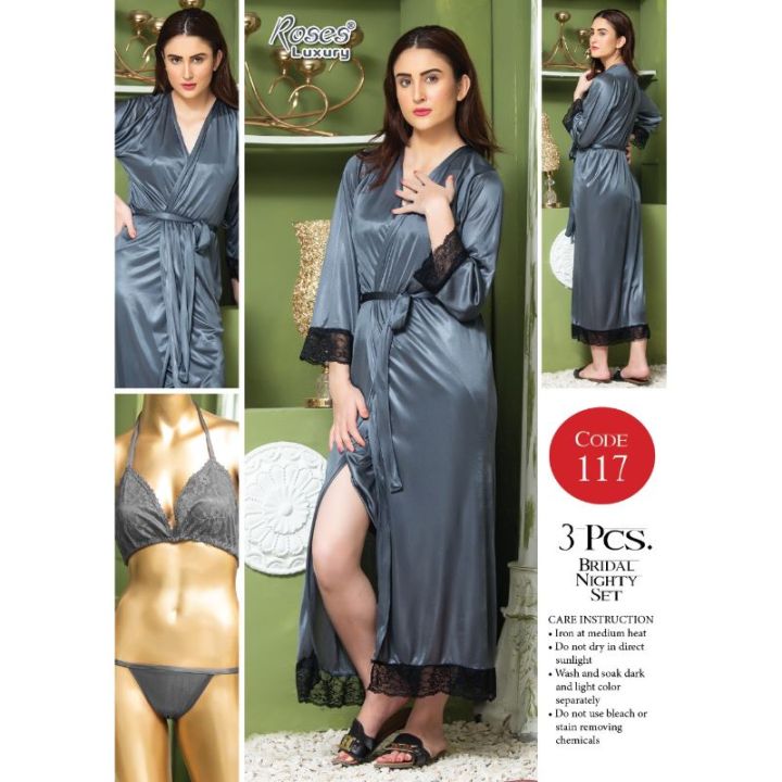 3%20Piece%20Silk%20Long%20Bridal%20Nighty%20Set%20Best%20Honeymoon%20Gown%20With%20Bra%20And%20Pant%20-%20Image%209