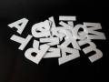 3mm white colour laser Cut acrylic letter custom design (as per sft). 