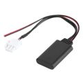 3‑Pin AUX Bluetooth Wireless Audio Cable Adapter Stereo Music Fit for GL1800 Goldwing AUX Stereo Connector Audio Cable Adapter. 