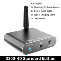 Qualcomm APTX-HD Bluetooth 5.2 Audio Receiver Hifi Stereo Music CD-Quality Sound 3.5mm AUX Coaxial Optical Fiber Wirelss Adapter.