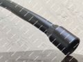 Yamaha YBR Silencer Bend Exhaust Pipe Double Piping Orignal Fitting Pipe - Black. 