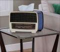 Retro Radio Tissue Paper Box wooden tissue box holder in radio style tissue box holder. 