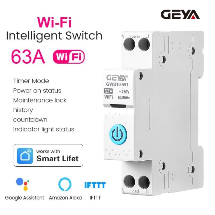 GEYA%20WiFi/ZigBee%20Smart%20Circuit%20Breaker%20MCB%20With%20Metering%2063A%20DIN%20Rail%20for%20Smart%20Home%20Wireless%20Remote%20Control%20Switch%20by%20Tuya%20APP%20-%20Image%204