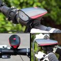 2-in-1 Waterproof Rechargeable Bicycle Light & Horn – Multi-Color | Safety Essential for Cyclists. 