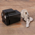 Aluminum Alloy Window Locks with 2 Keys Window Restrictor Lock Durable Portable Practical Exquisite Convenient for Hospital Bank. 