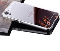HTC Desire 820 Aluminium Frame Silver Plated Mirror Back Cover. 