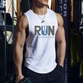 2025 Summer New Trendy Design Printed Sleeveless T-shirt Men's Fitness Training Basketball Tank Top Loose Quick Drying Top.