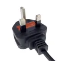 C7 Figure 8 Female 3 prong UK Plug AC Power CableS Lead Cord Adapter 1.8m/6ft.