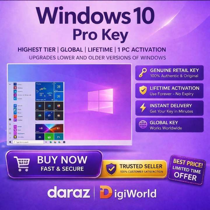 Windows 10 pro genuine online key mail delivery instantly