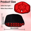 660nm 850nm Near Infrared LED Red Light Therapy Hat Device for Hair Growth Cap Prevant Loss Head Relaxation Relief Scalp. 