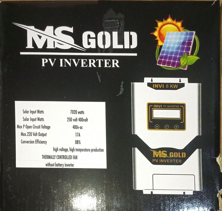MS GOLD 8KW PV Heavyduty Solar Inverter