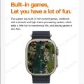 T10 ultra Smartwatch 2.09 hd big screen magnetic wireless charging 49 mm smart display  smart watch blutooth calling, sleeping monitor, spotrs mode men,women watch. 