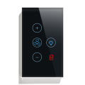LiwoKit Zigbee Smart Fan Light Switch 5-level US Network Connection APP Control Alexa/ Assistant Voice lightify. 