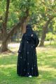 Abaya borka Dubai Charry Georget Stylish Embroidery Work Party Borka For Women.
