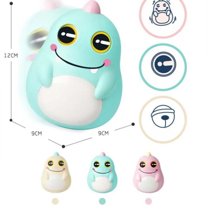 Baby%20Rattle%20Cute%20Swing%20Blinking%20Bell%20Cartoon%20Dinosaur%20Tumbler%20CHILDREN'S%20Giveaway%20Selling%20Stall%20Toys%20-%20Image%202