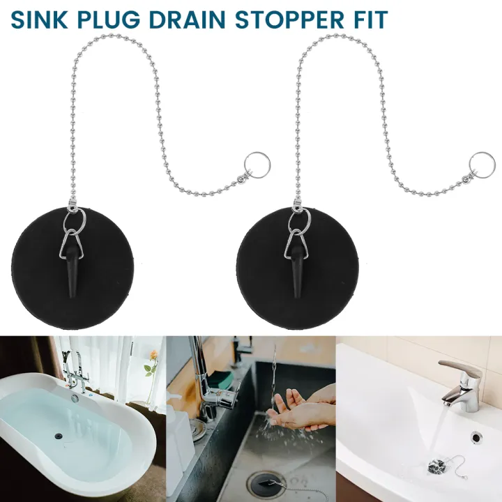 2%20%20Drain%20Stopper%20with%20Chain%20Round%20Beaded%20Universal%20Bath%20Sink%20Drain%20Plug%20Strong%20Sealing%20Kitchen%20Bathroom%20Drain%20Fittings%20-%20Image%204