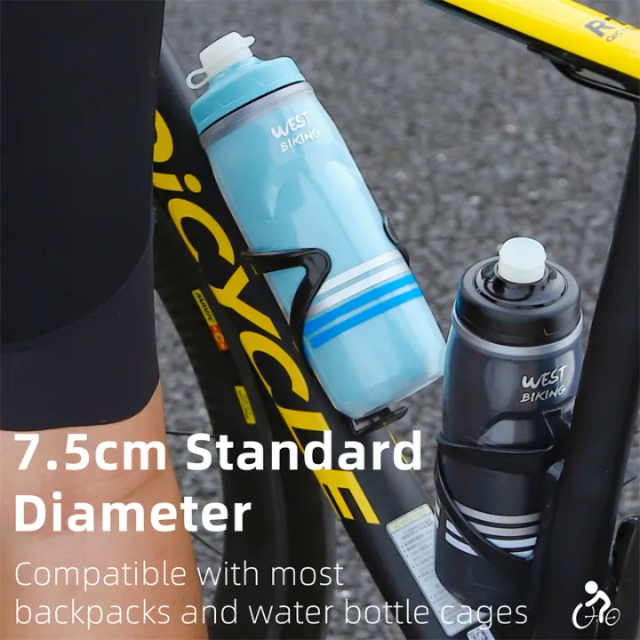 WEST%20BIKING%20Insulated&Cold%20Bicycle%20Water%20Bottle%20620ml%20Portable%20Leakproof%20Cycling%20Kettle%20Running%20Hiking%20Squeeze%20Sports%20Bottle%20-%20Image%205