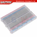 1PCS MB-102 MB102 Breadboard 830 / 400 Point Solderless PCB Bread Board transparent Test Develop DIY Black White For Arduino. 