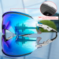 Kapvoe Hiking Eyewear Sports Sunglasses Road Bike Mountain Bicycle Glasses Riding Goggle Sports for Man Women Cycling Glasses.