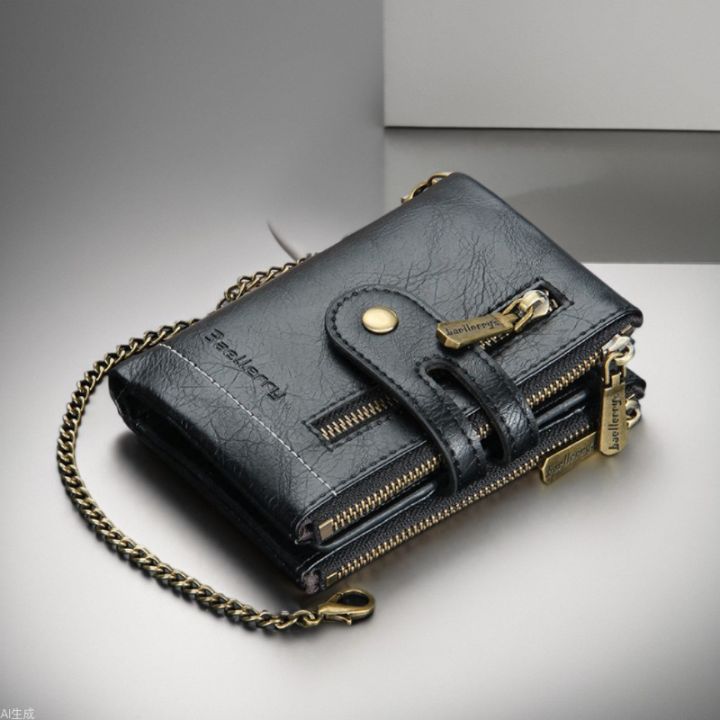 New%20Men's%20Short%20Wallet%20Premium%20Business%20Dual%20Zip%20PU%20Retro%20-%20Image%202