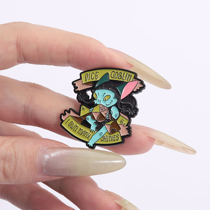 TRPG%20DICE%20Game%20Collect%20Badge%20Enamel%20Pins%20I'm%20Fine%20Black%20Playing%20Dice%20Brooches%20Backpack%20Lapel%20Badge%20Jewelry%20Gift%20for%20Fans%20Friends%20-%20Image%204