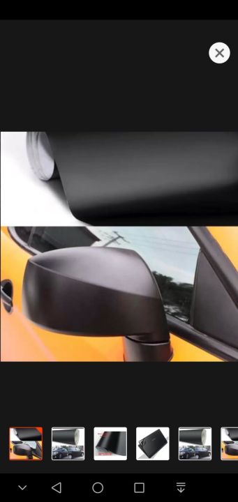 1ft X 5ft Matte balck wrap tape for car waterproof