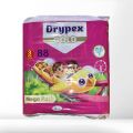 Drypex Gold Mega Pack Diapers (Size 3 Medium, 88pc). 