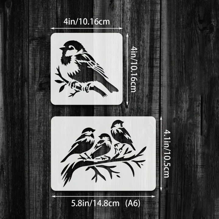 7PCS%20Bird%20Stencil%20Set,%204in/10.16cm%20&%205.8in/14.8cm%20Sizes,%20Reusable%20DIY%20Templates%20for%20Wood,%20Walls,%20Fabric,%20and%20Furniture%20%E2%80%93%20High-Qu%20-%20Image%203