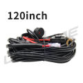 UNISHINE LED Light Bar 3M Wiring Harness Kit Universal LED Wiring Harness IP69 For Auto UTV ATV Offroad Boat 120inch 12V 24v.