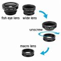 Micro FishEye and Wide lens kit for mobile best universal lens kit for All smartphone Best Telephone camera lens kit. 